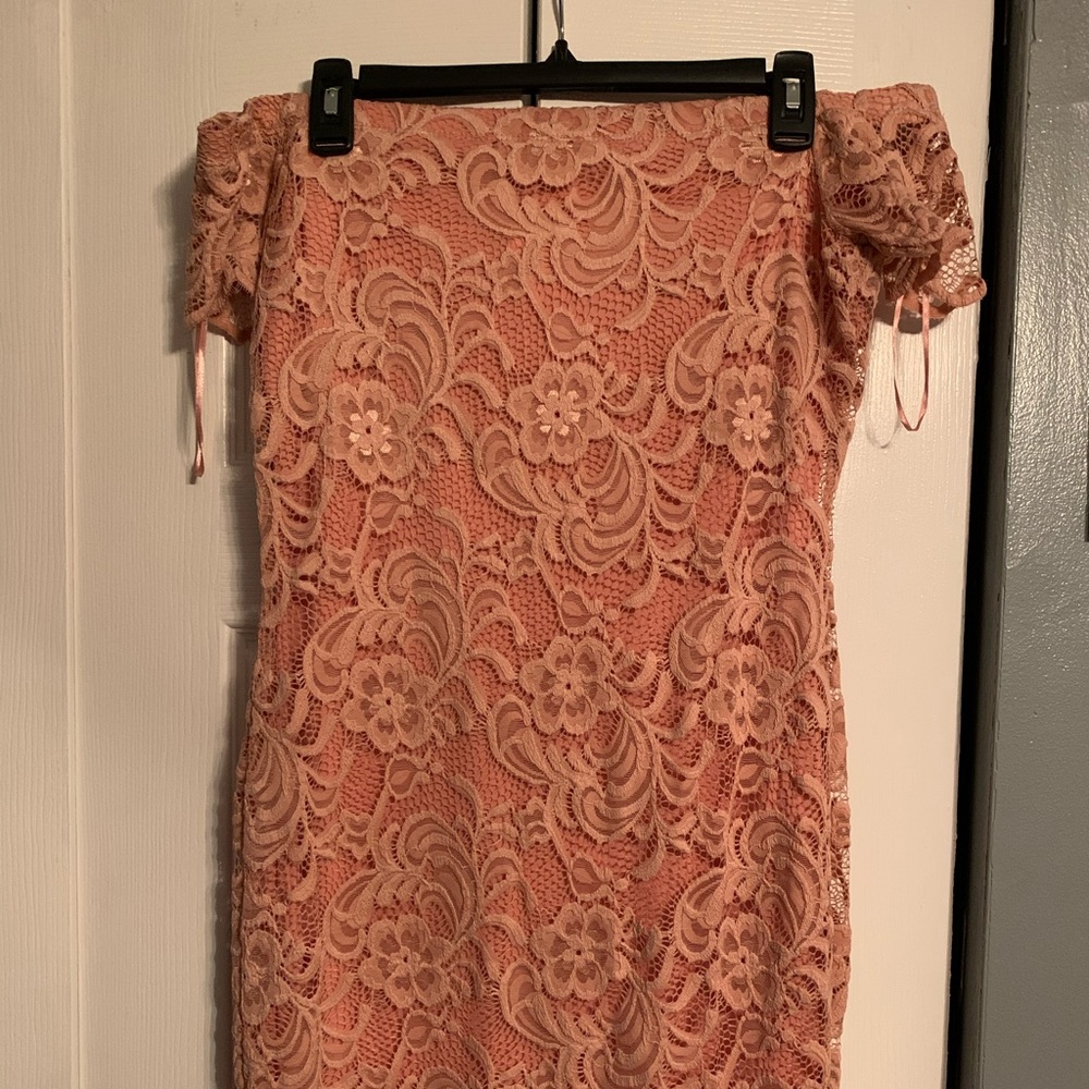 Juniors tight floral dress